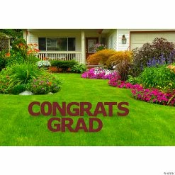 Buy π Congrats Grad Maroon Yard Letters Sign π₯