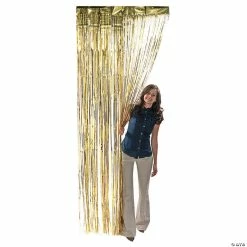 Budget β Metallic Fringe Door Curtains β¨