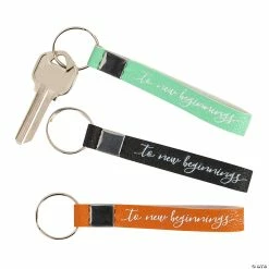 Outlet π Graduation Faux Leather Keychains - 6 Pc. β€οΈ