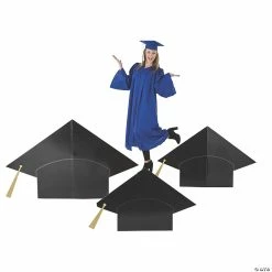Deals 🔥 Graduation Mortarboard Hat Stand-Ups - 3 Pc. 😀