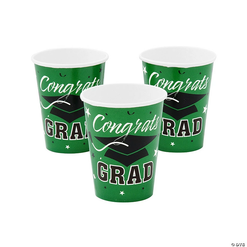 Deals π Congrats Grad Mortarboard Solid Color Paper Cups - 25 Ct. π 1 Deals π Congrats Grad Mortarboard Solid Color Paper Cups - 25 Ct. π