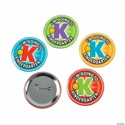 Hot Sale π Iβm Going To Kindergarten Buttons - 24 Pc. β¨