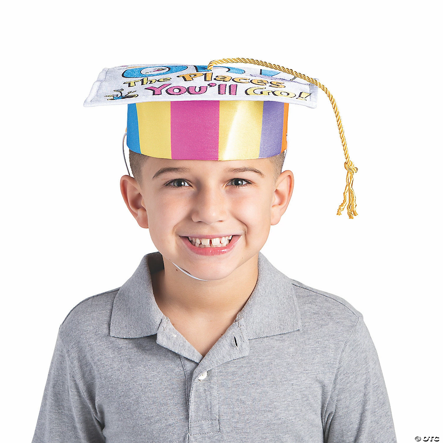 Wholesale ⌛ Kids' Dr. Seuss™ Oh, the Places You’ll Go Elementary School Graduation Mortarboard Hat 🤩 2 Wholesale ⌛ Kids' Dr. Seuss™ Oh, the Places You’ll Go Elementary School Graduation Mortarboard Hat 🤩 - Image 2