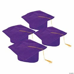 Cheap π€© Kids' Felt Elementary School Graduation Mortarboard Hats - 12 Pc. π
