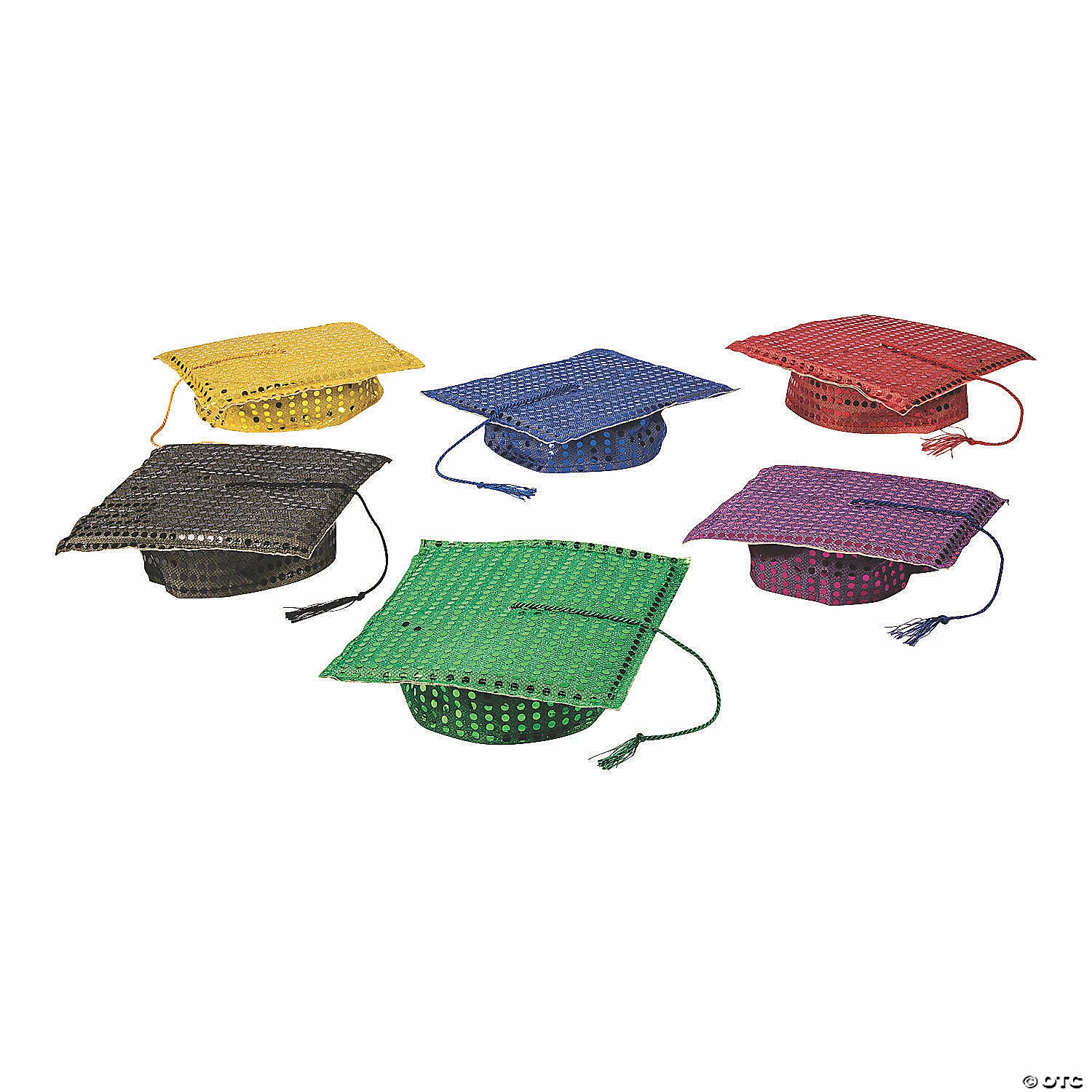 Promo π Kids' Sequin Elementary School Graduation Mortarboard Hats - 12 Pc. β 1 Promo π Kids' Sequin Elementary School Graduation Mortarboard Hats - 12 Pc. β