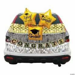 Wholesale 🎁 Metallic Graduation Car Parade Decorating Kit - 13 Pc. 👍