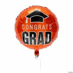 Top 10 π Congrats Grad 18" Mylar Balloons - 3 Pc. π