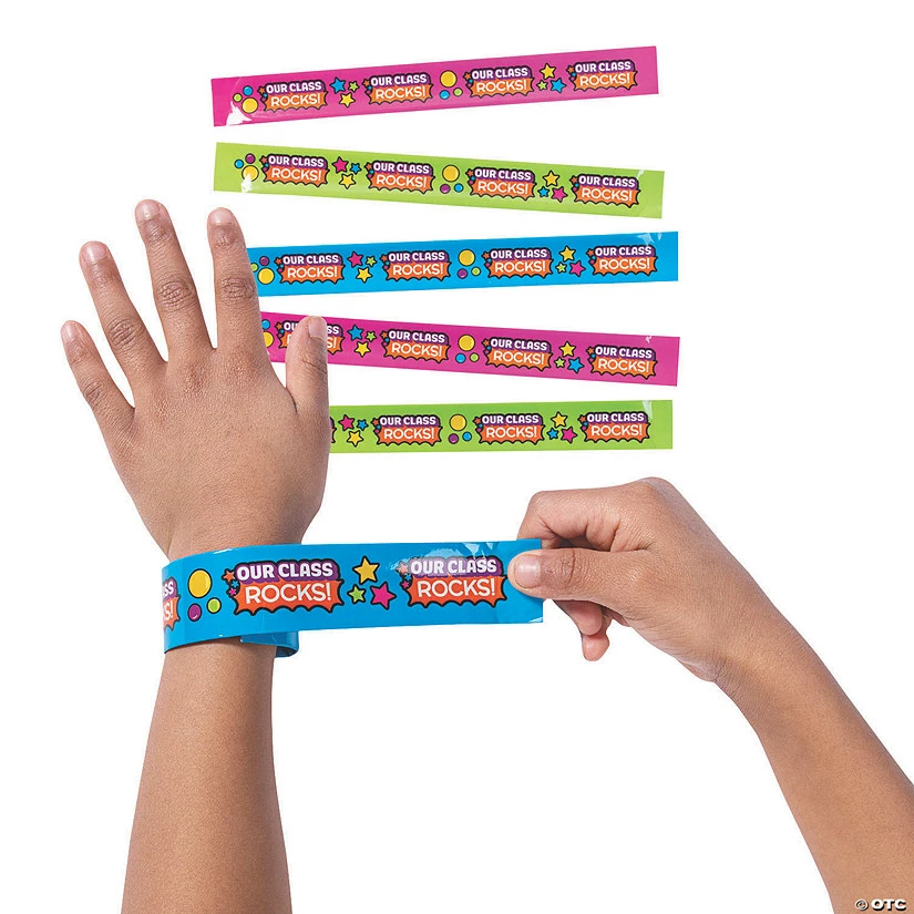 Hot Sale π₯ Our Class Rocks Slap Bracelets - 12 Pc. π 1 Hot Sale π₯ Our Class Rocks Slap Bracelets - 12 Pc. π