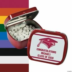 New π― Personalized Graduation Mint Tins - 24 Pc. π§¨