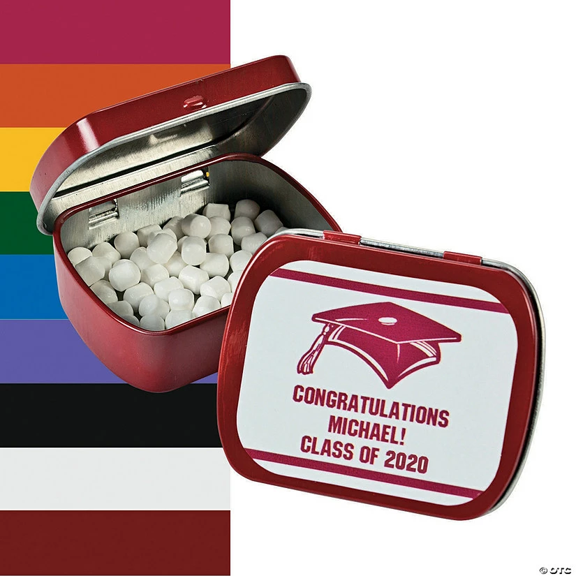 New 💯 Personalized Graduation Mint Tins - 24 Pc. 🧨 1 New 💯 Personalized Graduation Mint Tins - 24 Pc. 🧨
