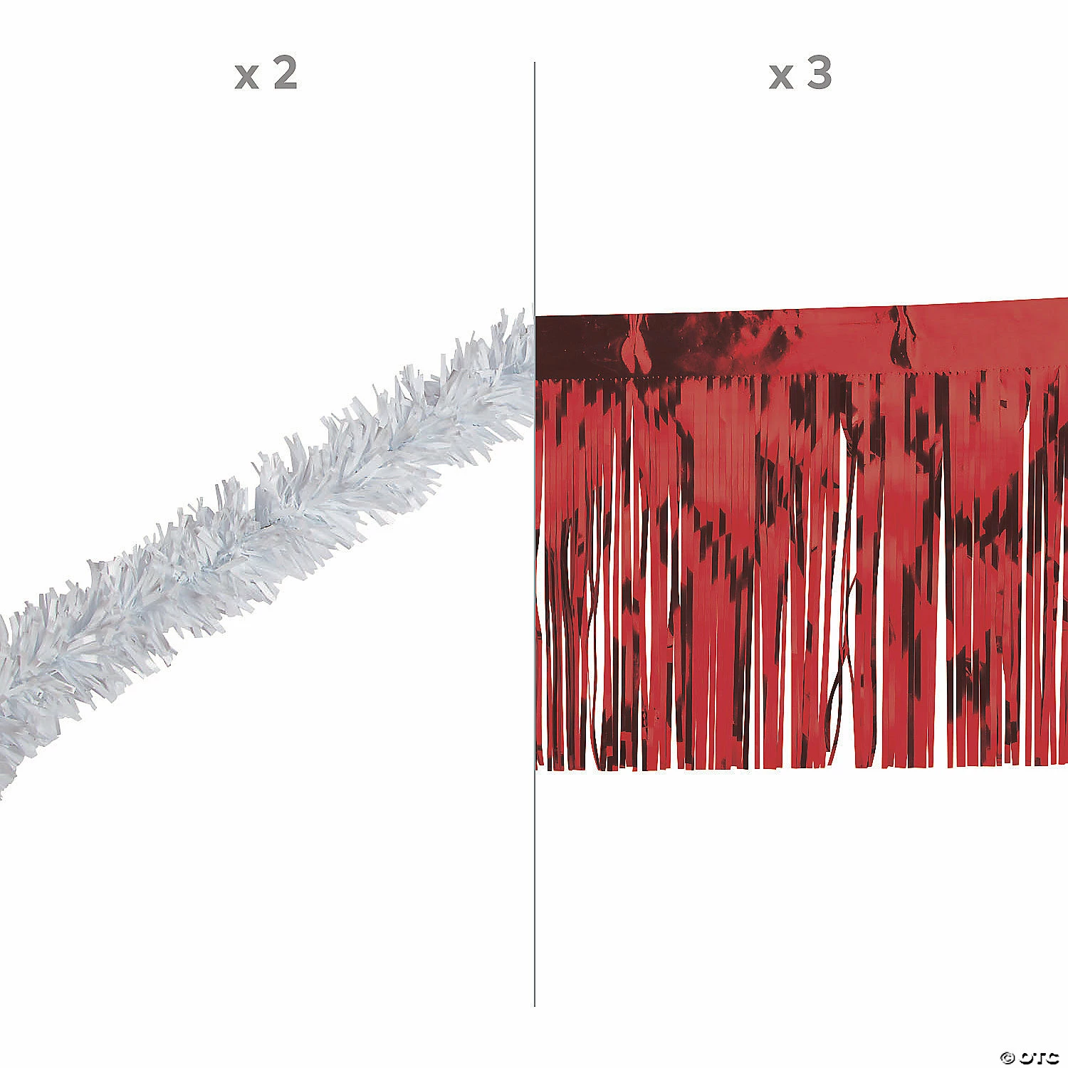 Budget π Red & White Car Parade Decorating Kit - 5 Pc. π― 2 Budget π Red & White Car Parade Decorating Kit - 5 Pc. π― - Image 2