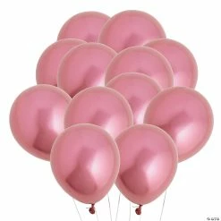 New π Chrome 5" Latex Balloons - 24 Pc. π