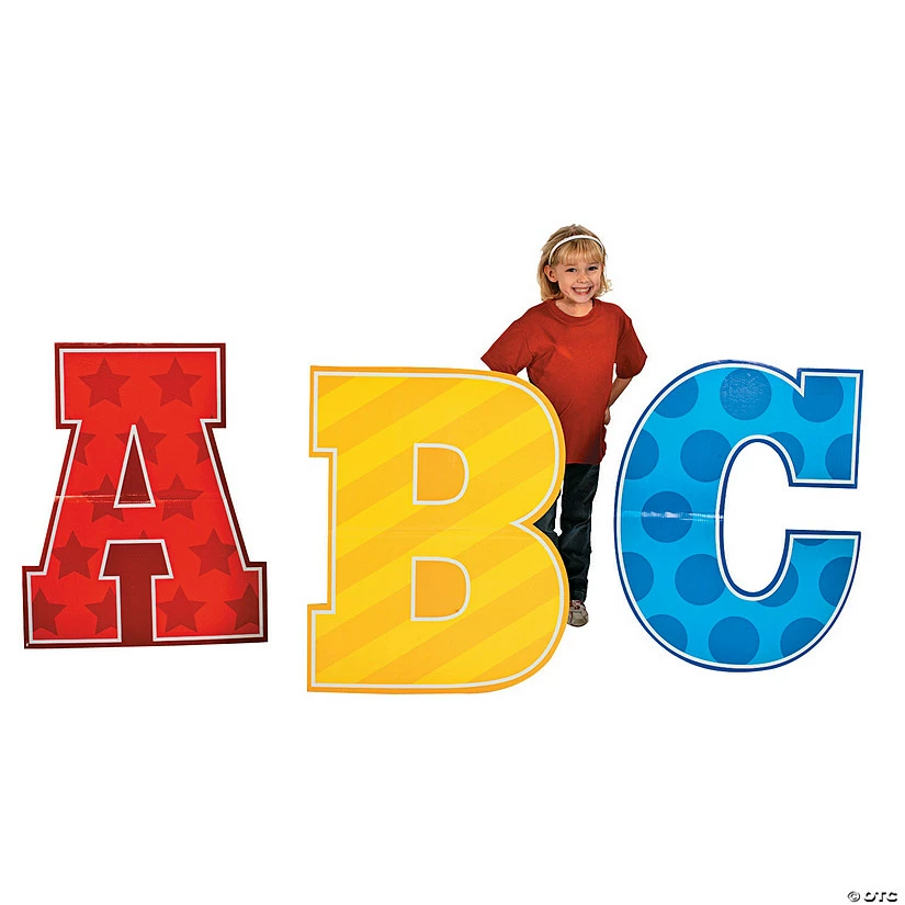 Wholesale β School Days ABC Cardboard Stand-Ups - 3 Pc. π€© 1 Wholesale β School Days ABC Cardboard Stand-Ups - 3 Pc. π€©
